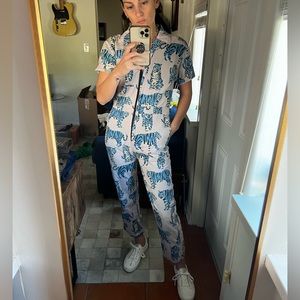 NOOWORKS tiger coveralls